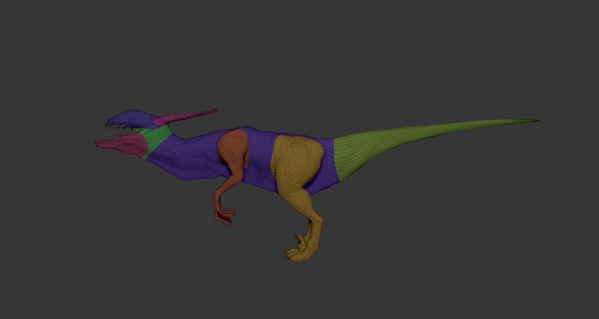 RAPTOR DINO Free 3D model_2