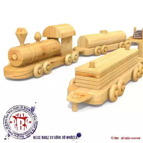 wooden train 01