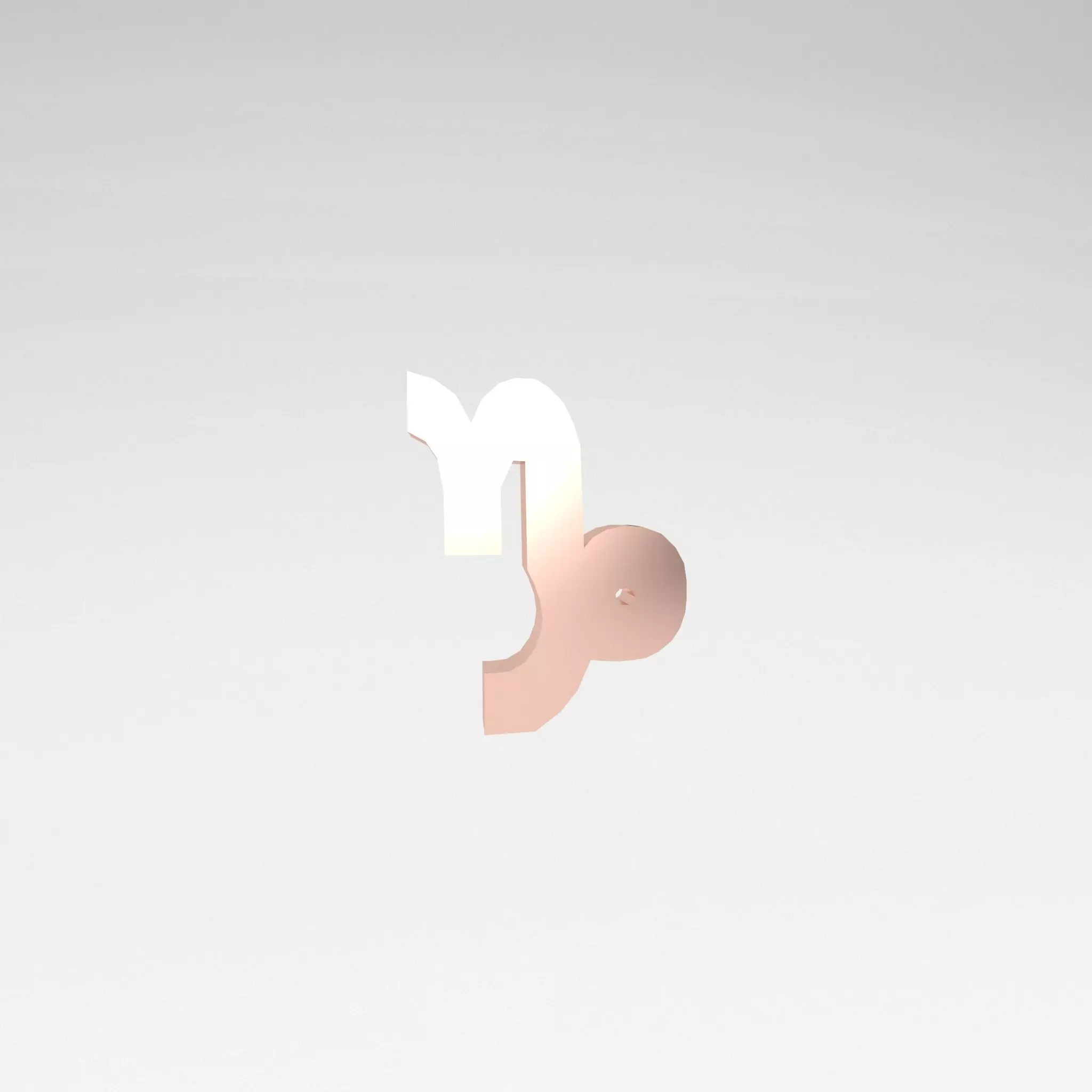 Capricorn v1 007 Low-poly 3D model_0