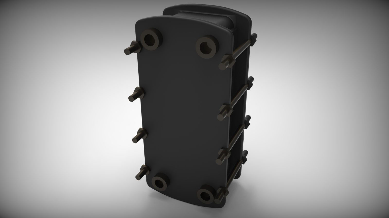 heat exchanger 3D model_2