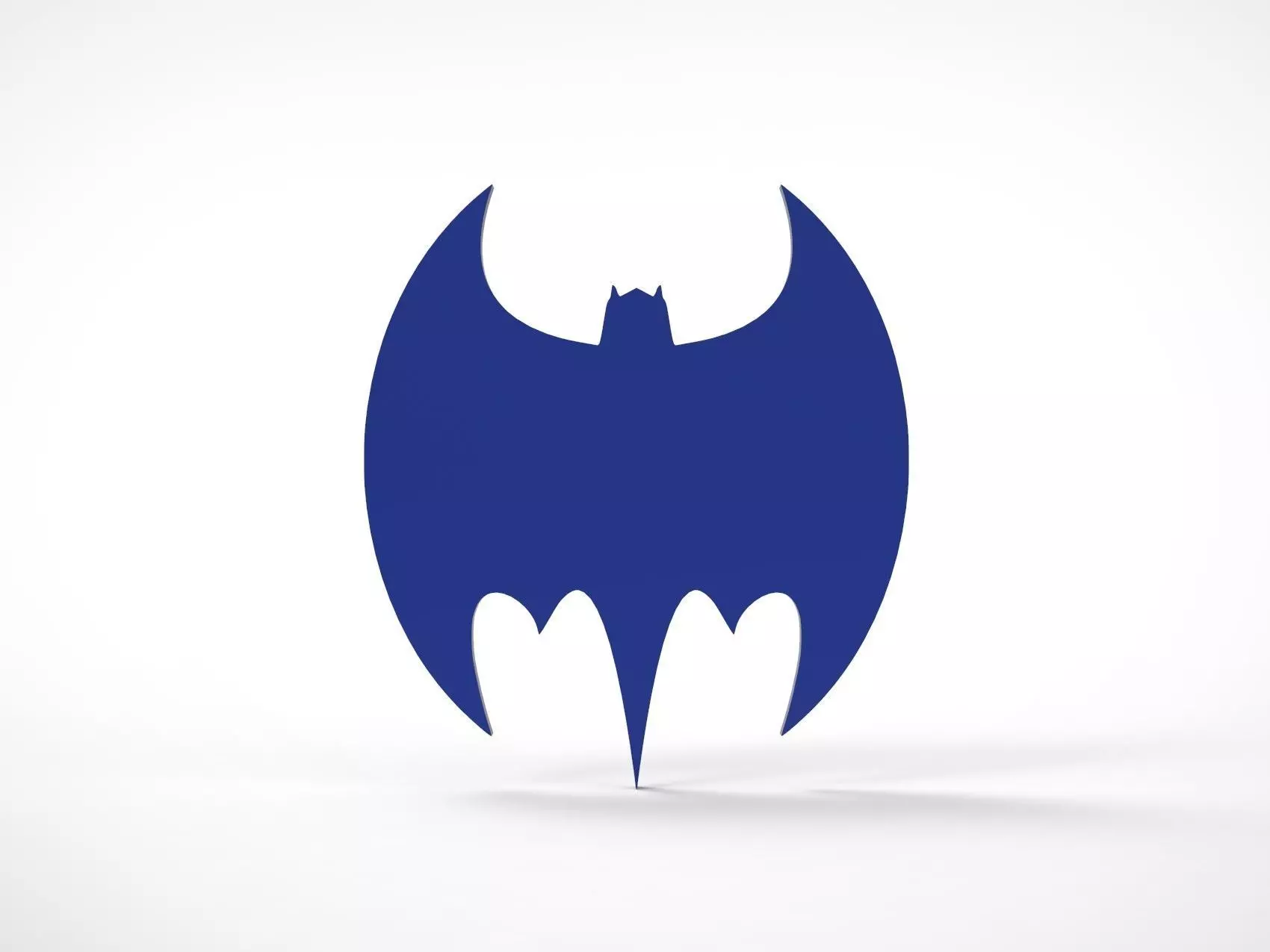 1965 Batman Chest Logo Symbol Emblem 3D print model_0