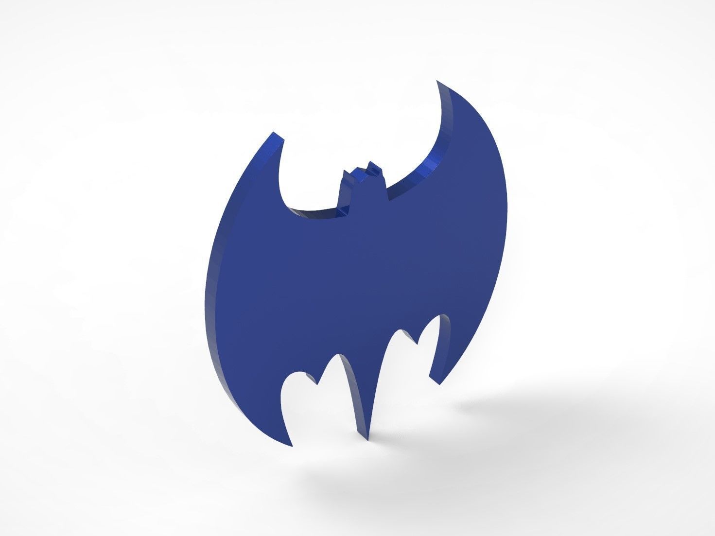 1965 Batman Chest Logo Symbol Emblem 3D print model_1
