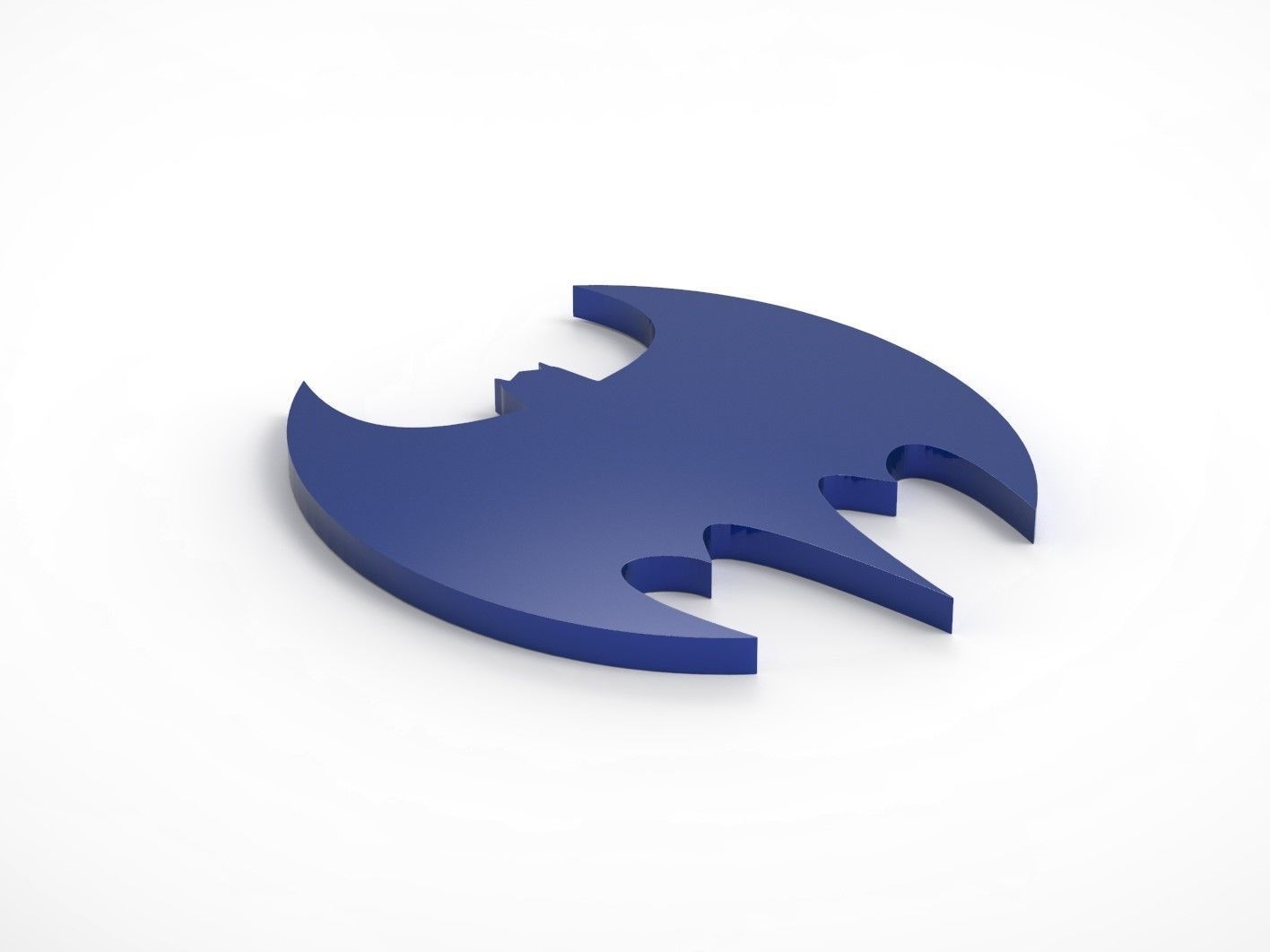 1965 Batman Chest Logo Symbol Emblem 3D print model_3
