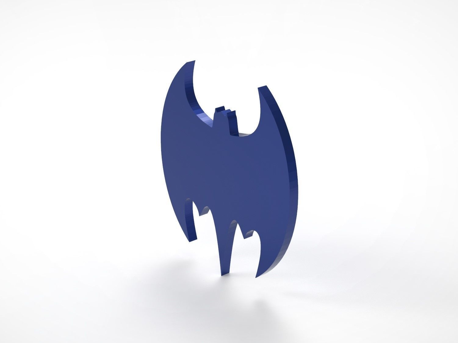 1965 Batman Chest Logo Symbol Emblem 3D print model_2