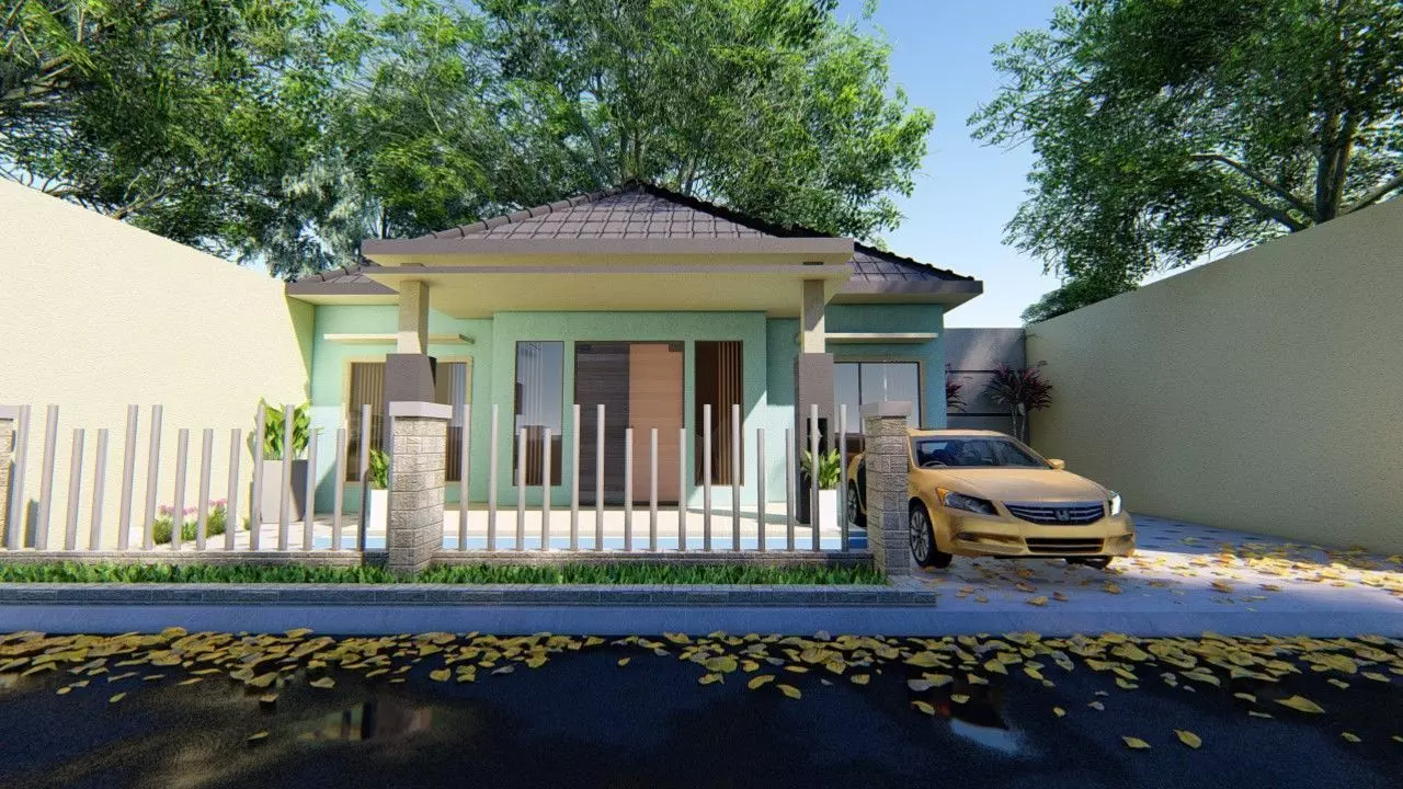 1 Floor Home Design 3D print model_0