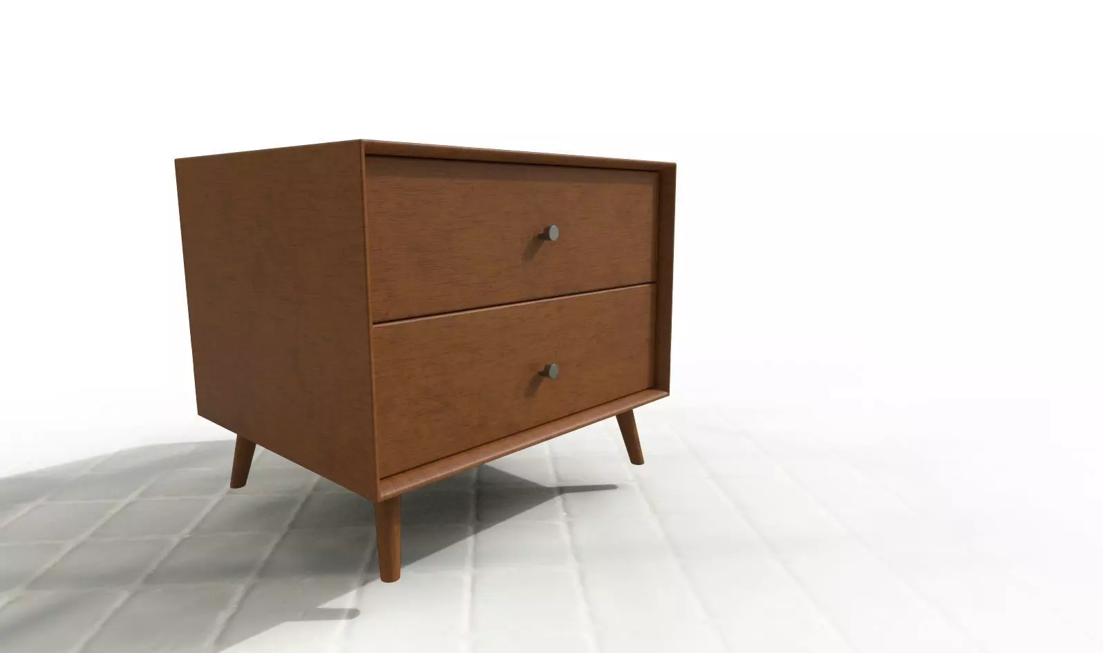 Mid Century Side Table Free 3D model
