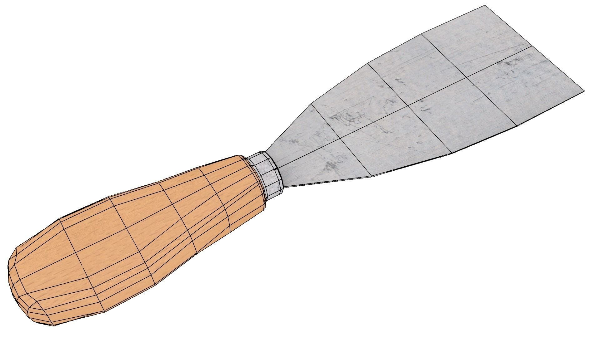 Stripping knife Free low-poly 3D model