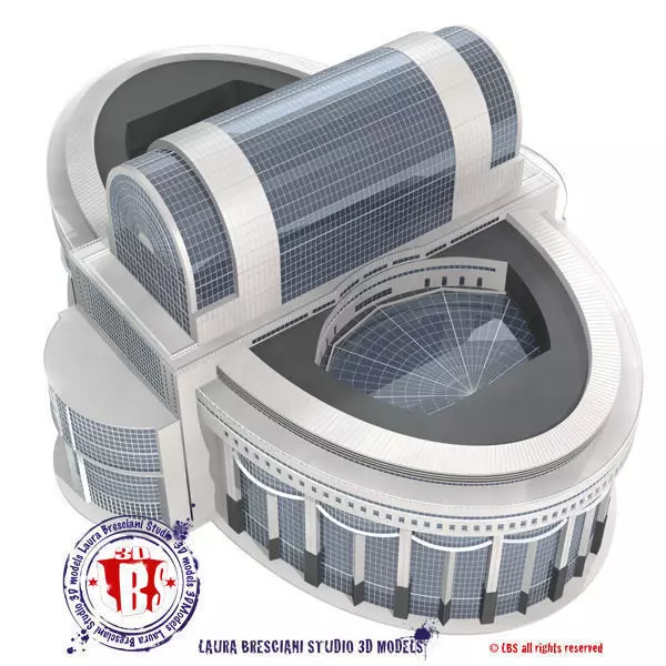 European Parliament 3D model_0