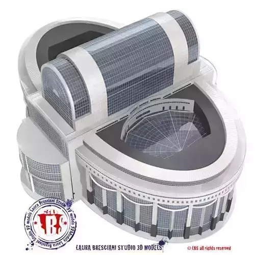 European Parliament 3D model