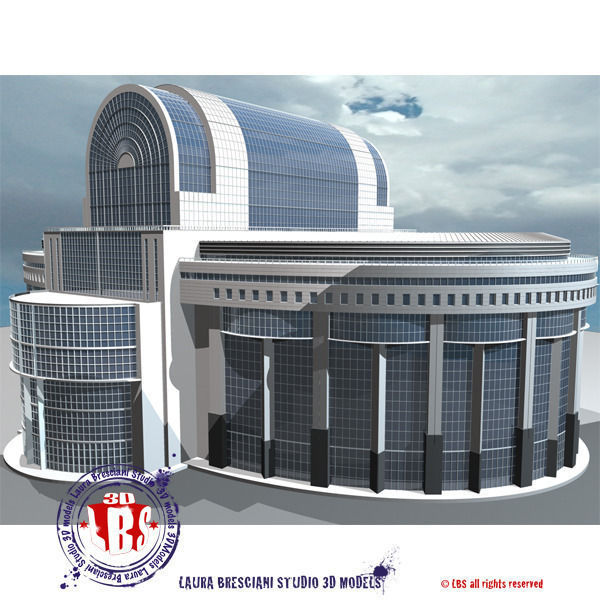European Parliament 3D model_7