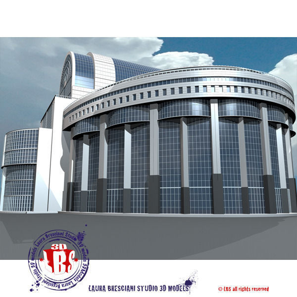 European Parliament 3D model_10