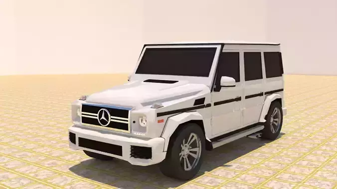 MERCEDES BENZ G550 G-WAGEN SUV  Low-poly 3D model