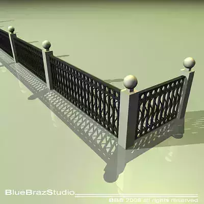 railing 01 Free 3D model