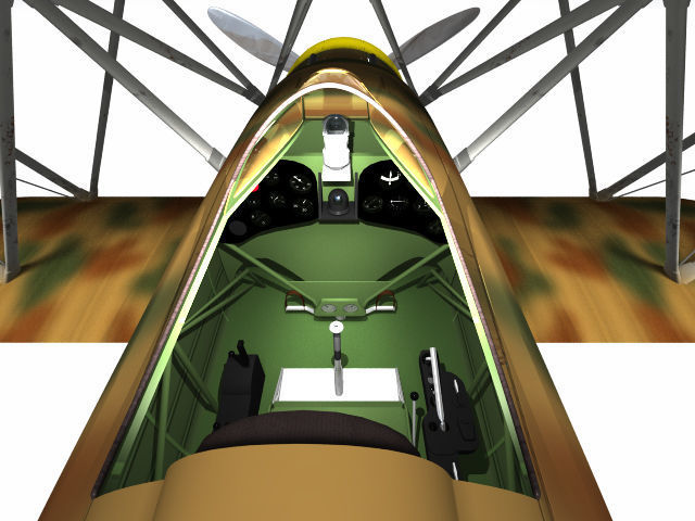 Fiat CR42 Falco 3D model_6