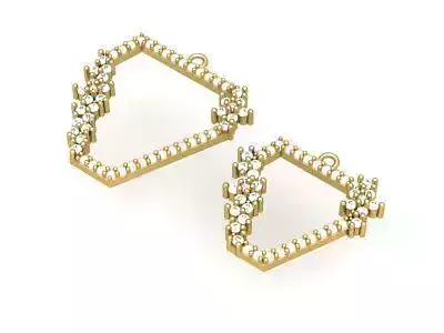 Flora necklace and earrings 04 