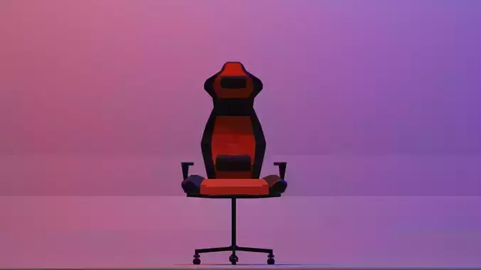 Modern Computer Gaming chair 3D model