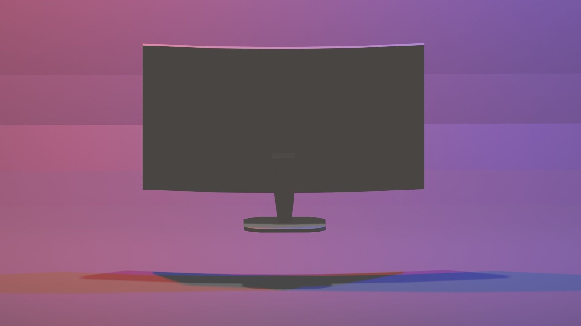PC MONITOR Low-poly 3D model Low-poly 3D model 3D model_6