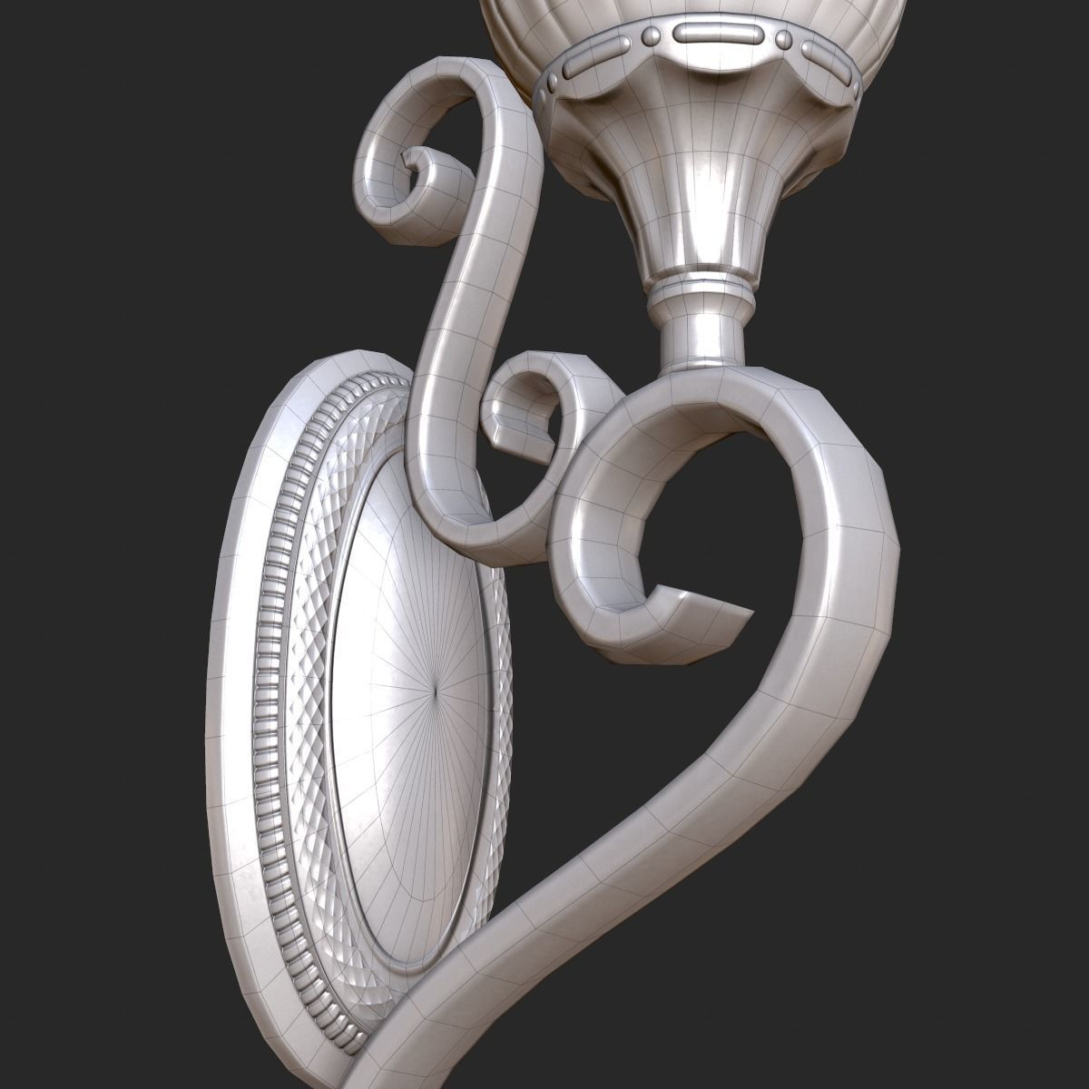 Vintage Light Pack PBR Game Ready Low-poly 3D model_18