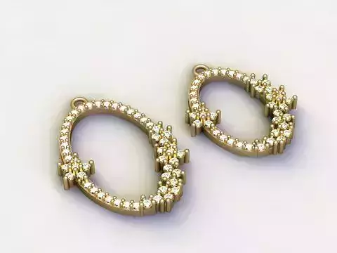 Flora necklace and earrings 10