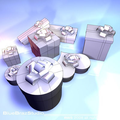 xmas gifts 3D model