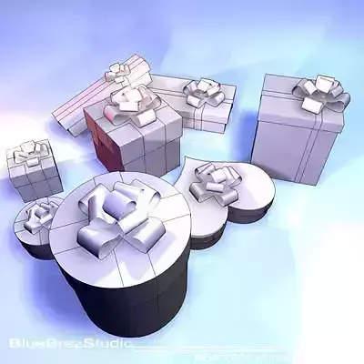 xmas gifts 3D model