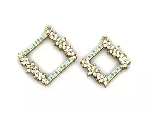 Flora necklace and earrings 11