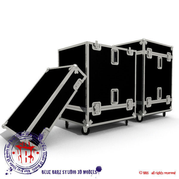 Flight Cases 3D model_4