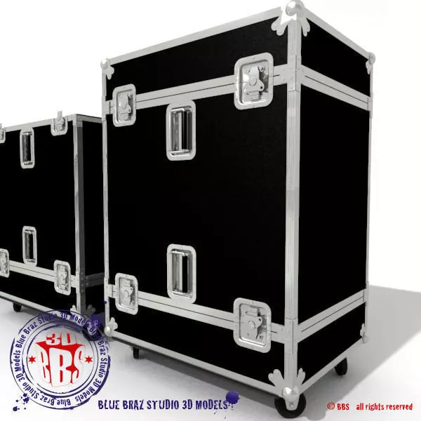 Flight Cases 3D model_0
