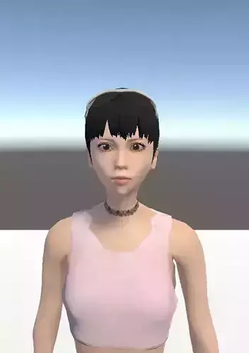 Unity Humanoid Model Female 018 Free 3D model