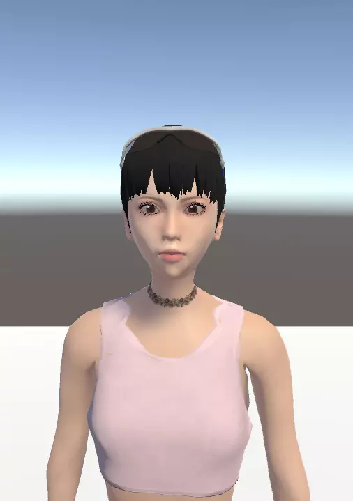 Unity Humanoid Model Female 018 Free 3D model_0