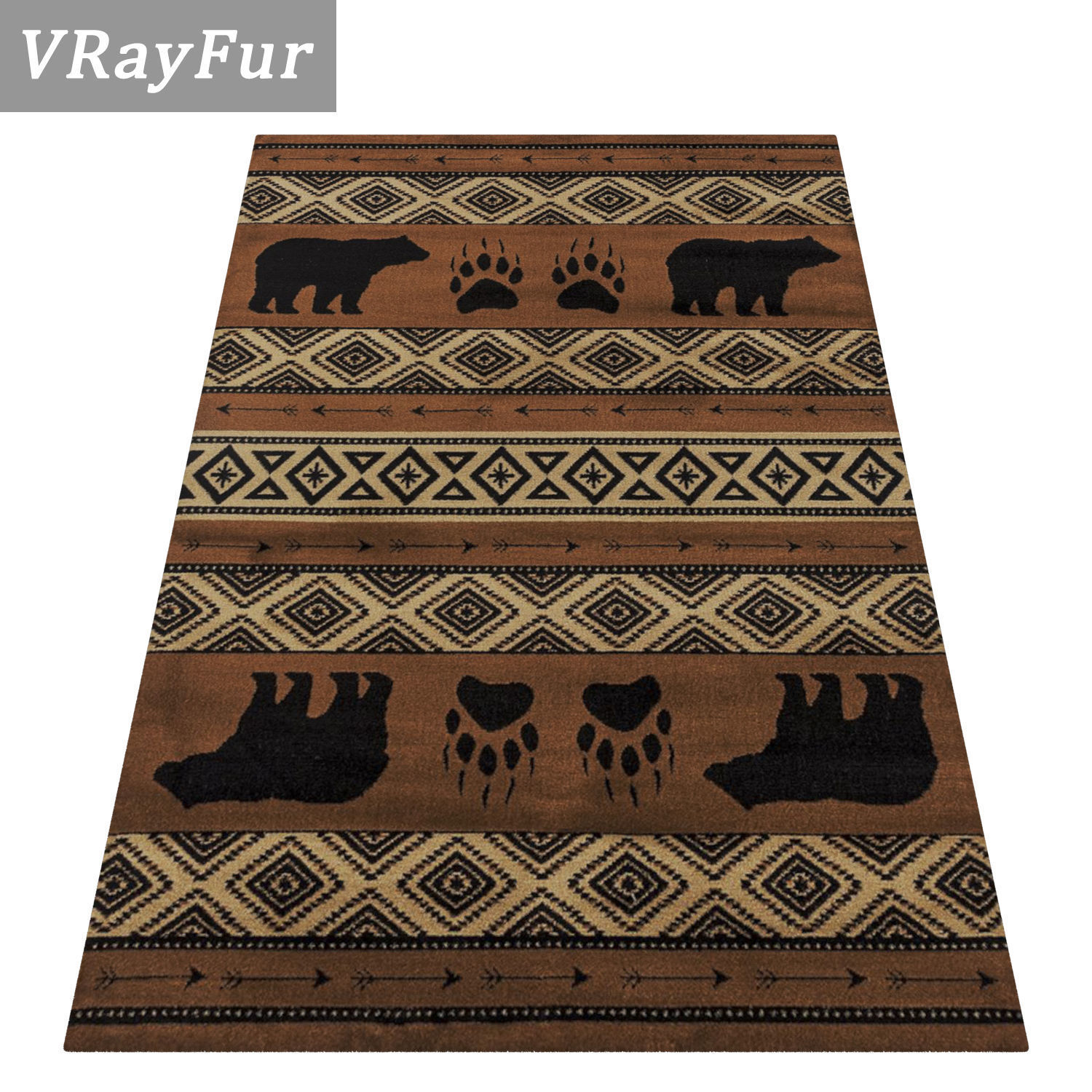 Rug Set 910 3D model_2