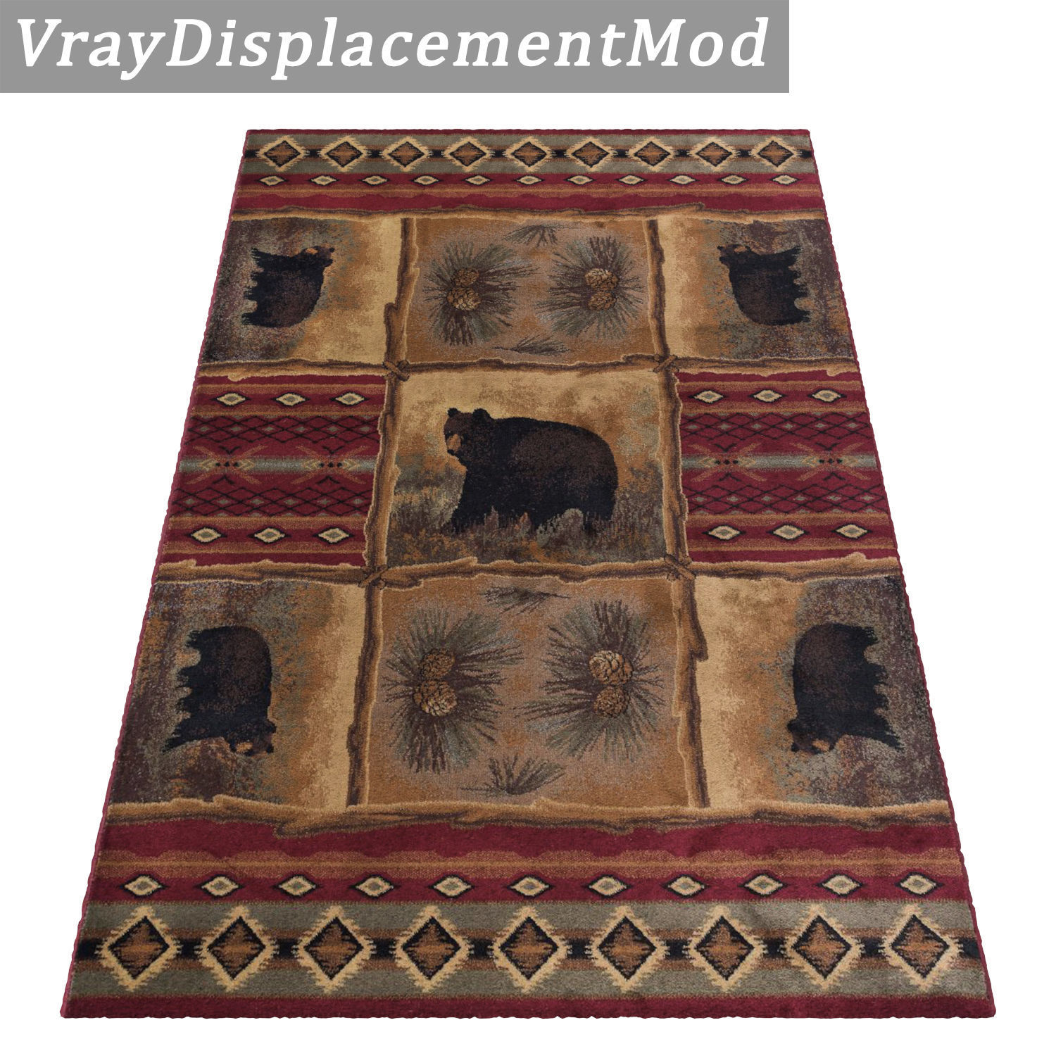Rug Set 910 3D model_3