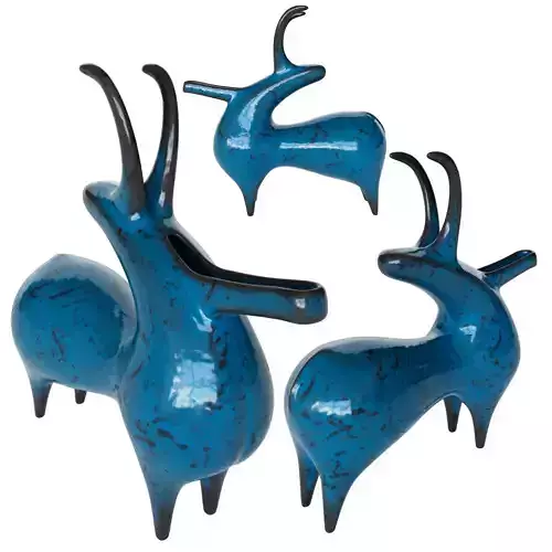Amlash Pottery Cow 3D model