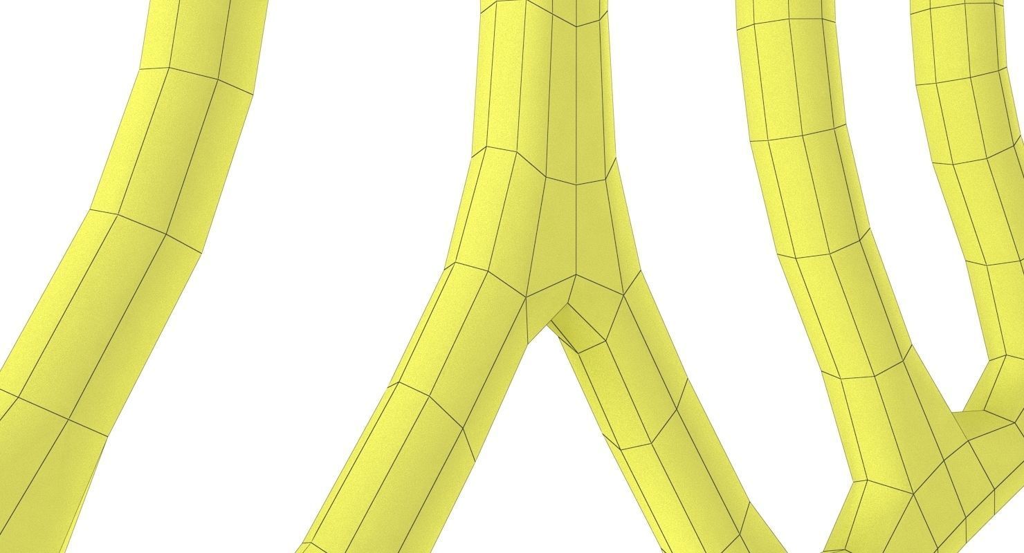 Menorah gold 3D model_8