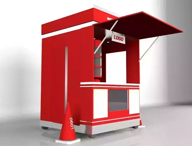 kiosks vending machine 3D model
