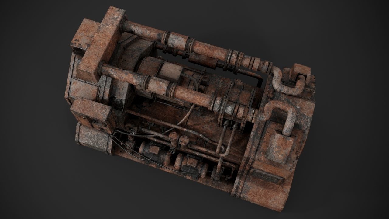 Machinery device 3D model_11
