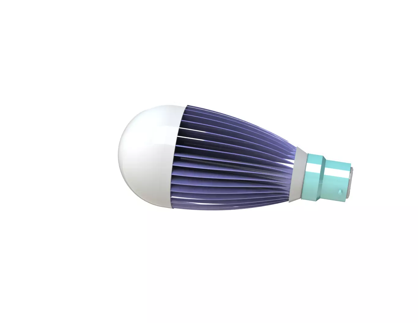 9W LED Bulb Free 3D model