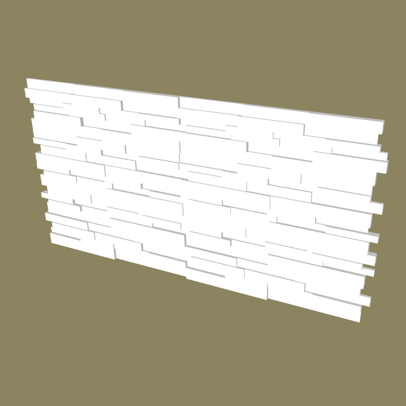 wall panel 3D model_1