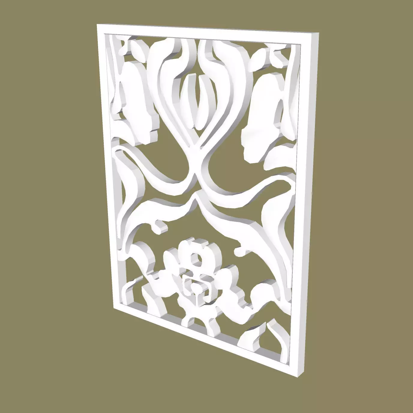 wall panel 3D model_0