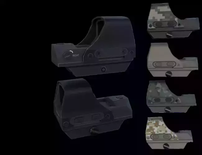 Sunlazer Holographic Sight Low-poly 3D model