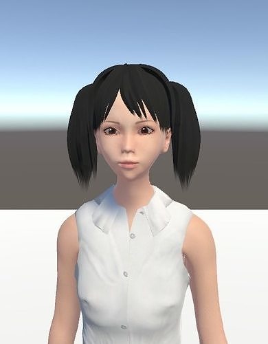 Unity Humanoid Model Female 019 Free 3D model