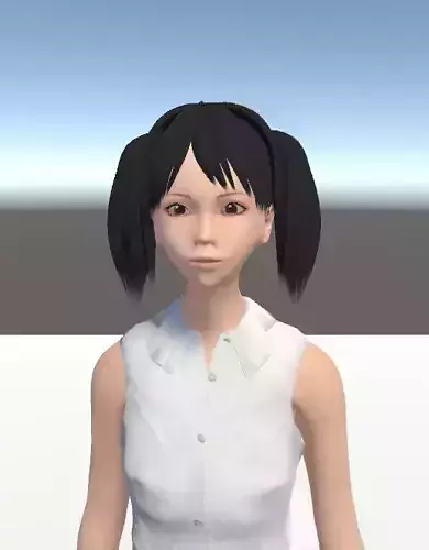 Unity Humanoid Model Female 019 Free 3D model