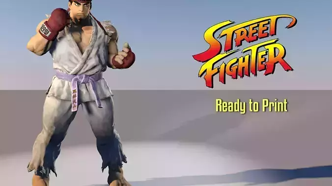 Ryu Street Fighter   3D print model