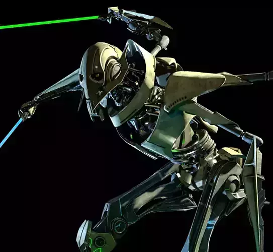 General Grievous STL 3D print model