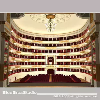 Scala Theatre 3D model