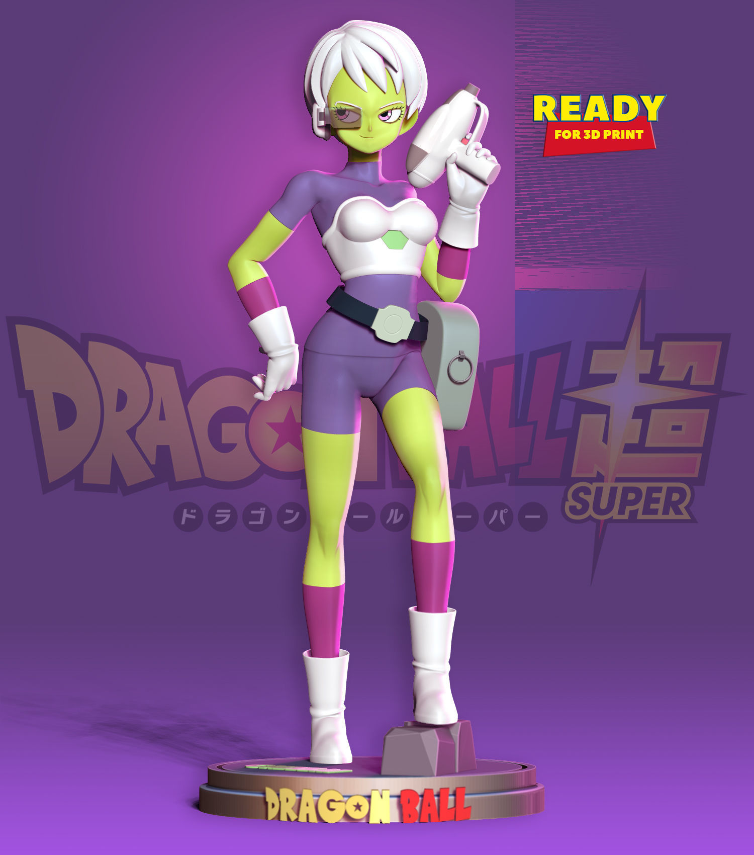 Cheelai - Dragon Ball Fanart 3D print model_4