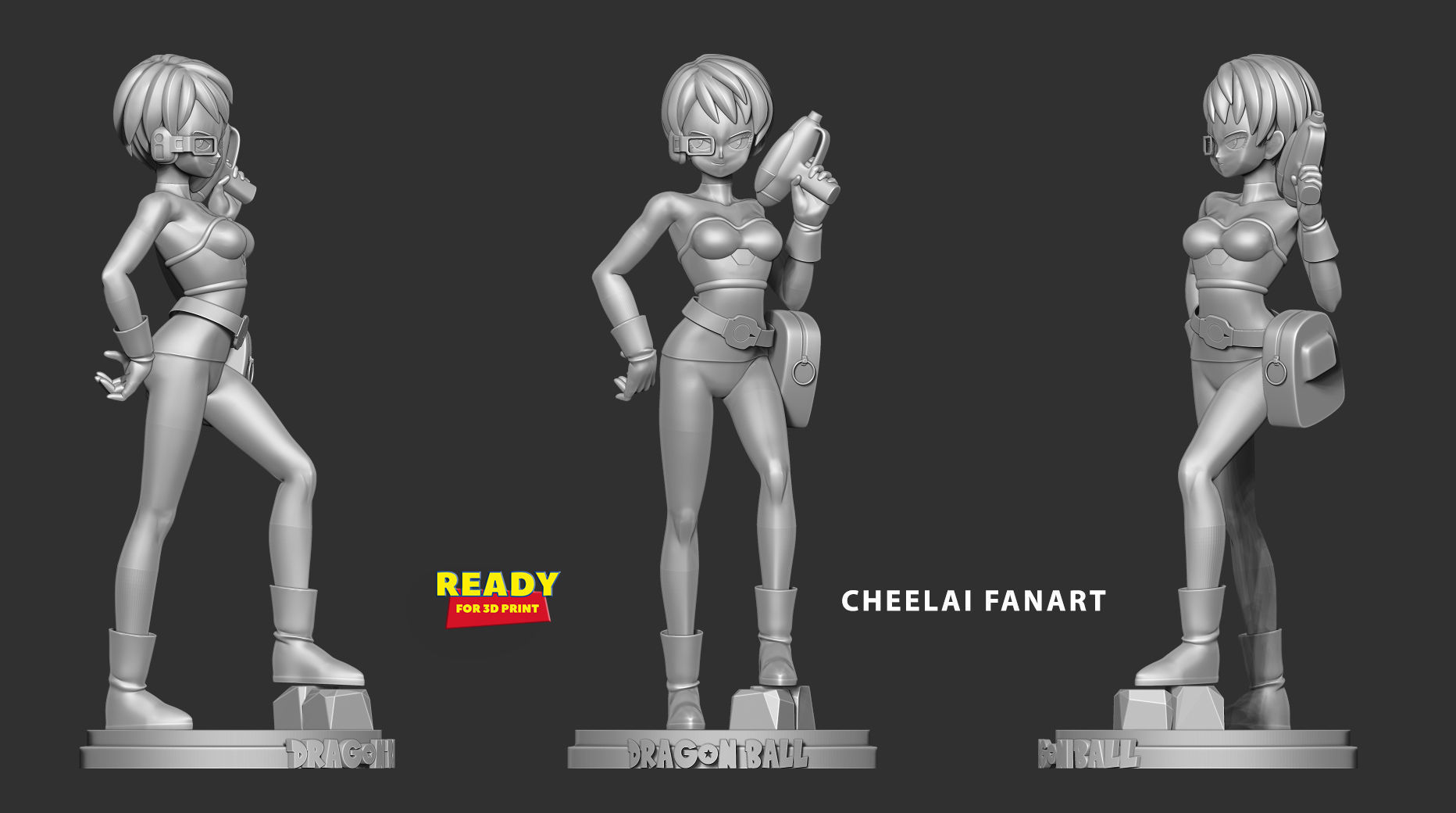 Cheelai - Dragon Ball Fanart 3D print model_3
