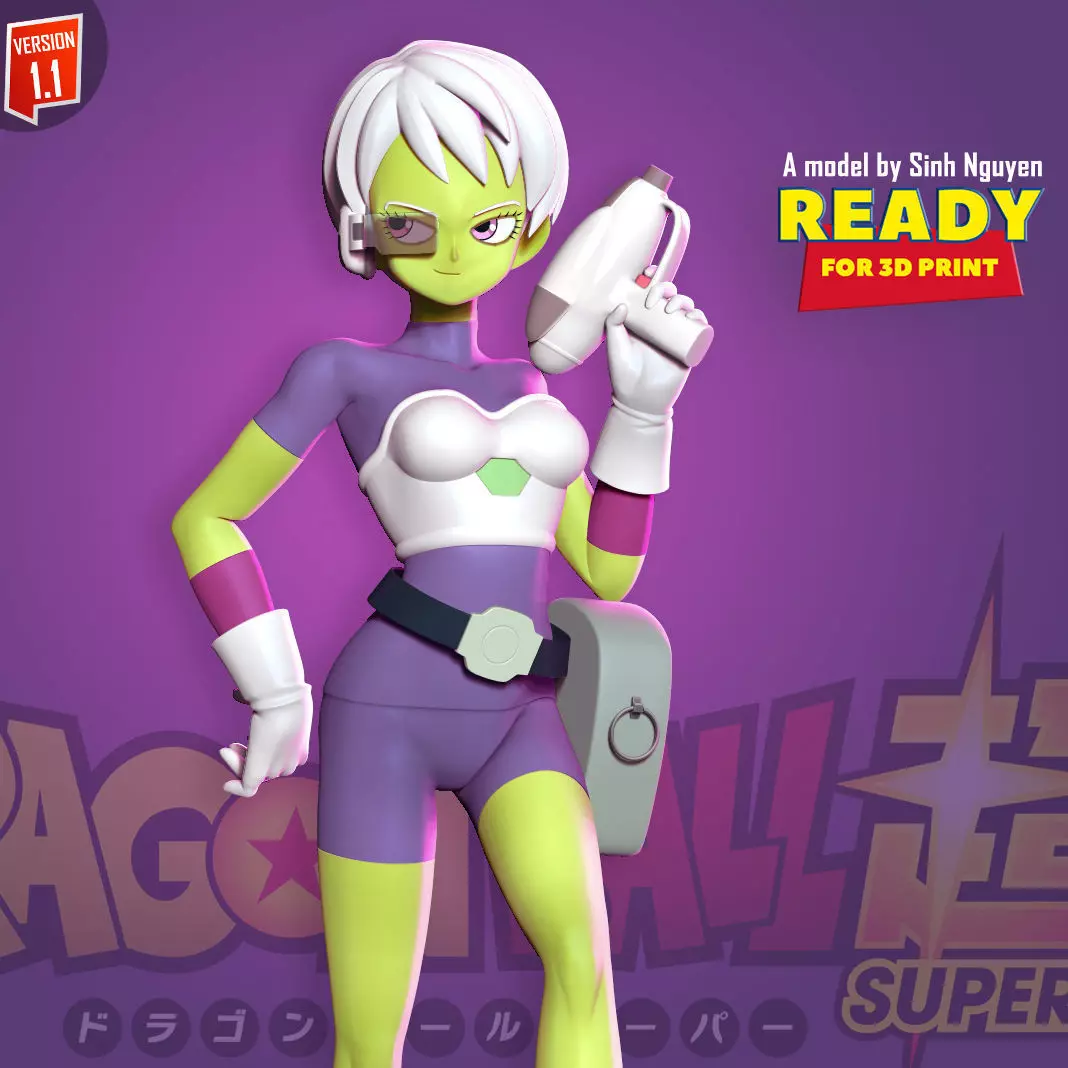 Cheelai - Dragon Ball Fanart 3D print model_0