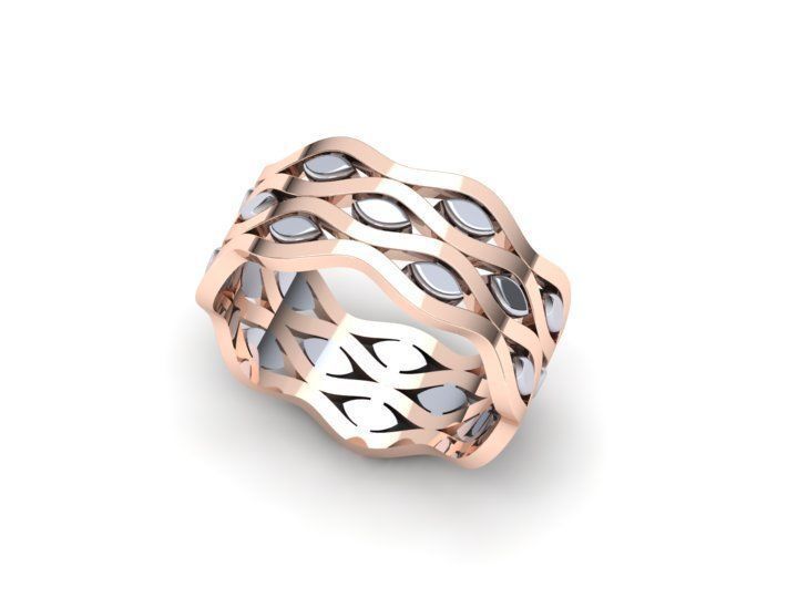 Man ring  3D print model_3