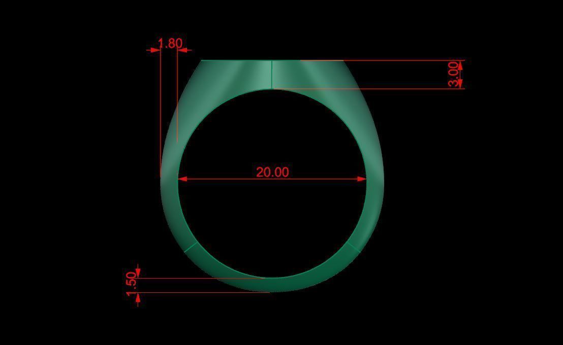 Ring 155 3D print model_7